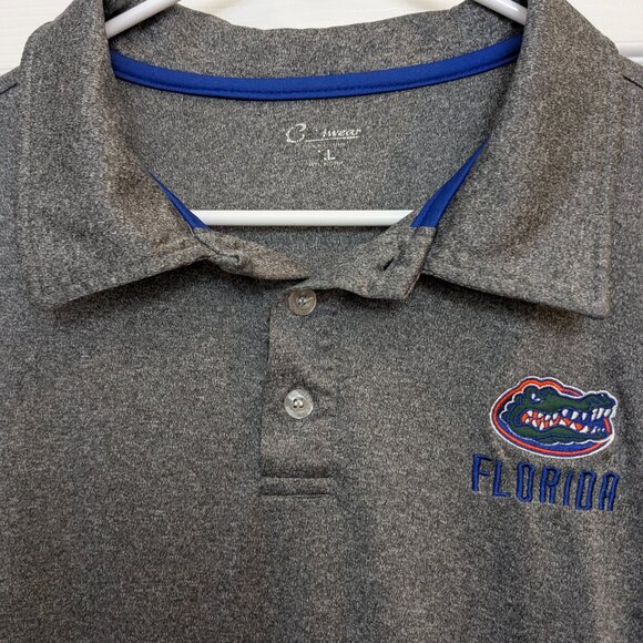 Florida Gators Gray Polo Shirt Men's XL Embroidered Logo, Chiliwear - Picture 4 of 12
